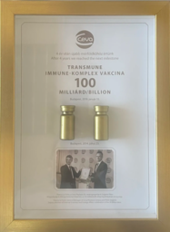 2019 100 billionth dose of transmuse beaing produced